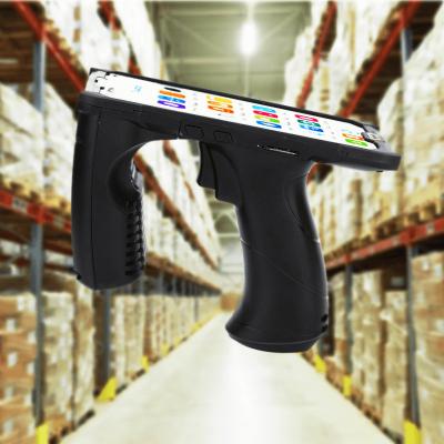 China Handheld Computer Long Range UHF Rfid Reader Android Mobile Barcode Mobile Scanner for sale