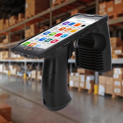 China Computer Technician Data Collection Equipment Terminal UHF Rfid Android Handheld Handheld Barcode Reader Pda for sale