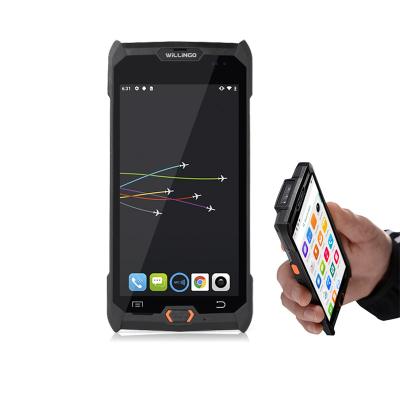 China Rugged handheld gps barcode scanner wifi code reader nfc handheld terminal pda Smartphone Pda for sale