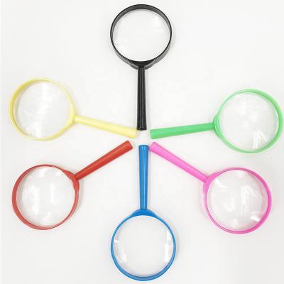 China Hot Selling Plastic Tool 60mm Handheld Jewelry 3X Reading Magnifier Plastic for sale