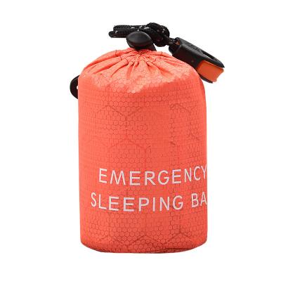 China Hybrid Type Camping Emergency Outdoor Hiking Sleeping Bag With Portable Drawstring Bag for sale