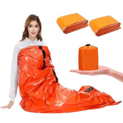 China Hybrid Type Camping Survival Gear Warm Dry Gear Waterproof Mylar Space Emergency Thermal Blanket for sale