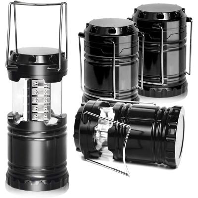 China Portable Extendable Garden Switch Light 3AAA Dry Battery LED Lamp Outdoor Camping Lantern For Emergency for sale