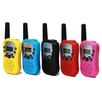 China Toy Fun T-388 High Quality Cheap Price Camouflage Color 22 Channels 3 Kilometers Long Range Handheld Mini Walkie Talkie For Kids for sale