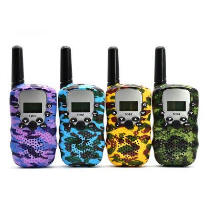 China Toy Fun Best Selling Custom Mini 3KM Long Range Kids Outdoor Handheld Walkie Talkie With LCD Display Backlit Best Gifts Toys for sale