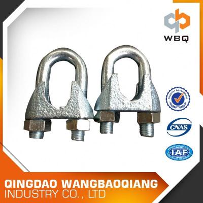 China China Hot Sale Hardware Fittings Hoisting Galvanized Din 741 Wire Rope Clip for sale