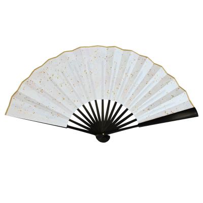 China China Natural Handmade Professional Manufacture Large Bamboo Folded Fan for sale