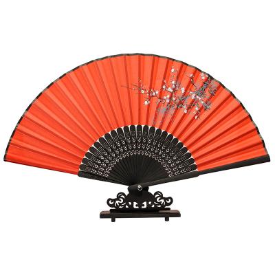 China Wholesale High Quality Natural Handmade Customized Gift Open Chinese Traditional Bamboo Fan for sale