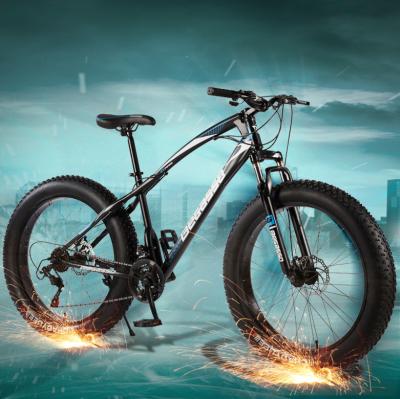 China Buy Bulk China Steel 26 Inch Male 4.0 Tire Fat Bike OEM Steel Cheap Bike / Wholesale Beach Bike For Men Cycling Fat Bike 26 Bike for sale