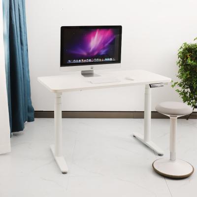 China NATE Factory Direct Supply Metal Electric Frame Height Adjustable Circular Height Standing Table (Height) Standing Desk for sale