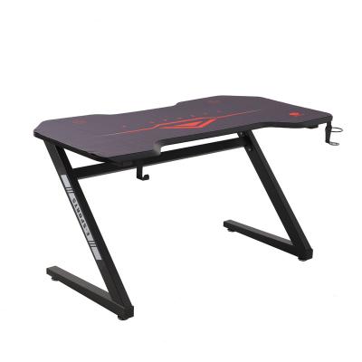 China Wholesale 2021 OEM Amazon ODM Cheap Home Black (Other) Adjustable Hot Selling Nate Amazon Z Shape Ergonomic Gaming Table Computer Desks for sale