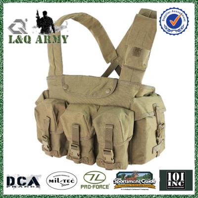 China Military Camouflage Tactical Vest 7 Pocket Chest Rig for sale