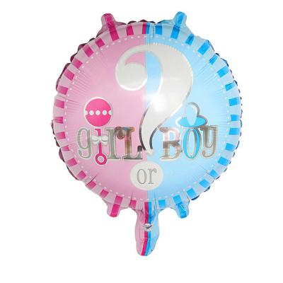 China Girl Gift Toy Baby Gender Reveal Party Decoration 18inch Balloon 