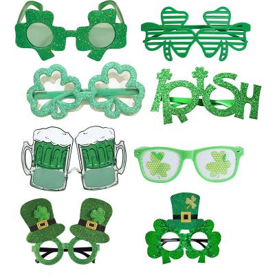 China Plastic Shamrock Party Glasses Shamrock Shamrock St Patricks Day Party Decoration Glasses Crazy St Patricks Day Supplier Funny St Patricks Day Glasses for sale