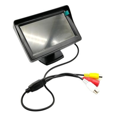 China Mirror Link Car Styling Radio 4.3 Inch TFT LCD Screen Car Monitor Display For Rearview Camera Car TV Wifi Reverse Backup Display for sale