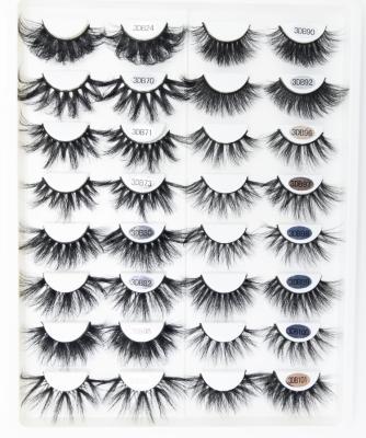 China Wholesale Volume Wholesale Private Label Handmade Faux Mink Eye Lashes 3d Silk Eyelashes for sale