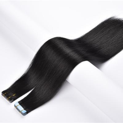 China Silky Straight Wave Tape In Invisible Hair Tape INS Extension Skin Weft 100% European Brazilian Hair Extensions for sale