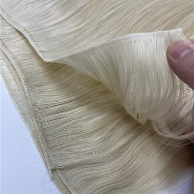 China 2022 New Arrival Silky Straight Wave Hand Tied Extension Weft Skin Hair Genius Hair Seamless Weft Weft for sale