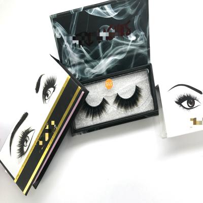 China As Customer Demand 3D Logo Package False Mink Silk False Eyelash for sale