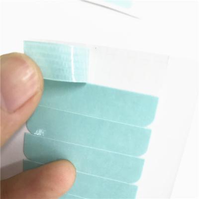 China Used For Tape In Hair Extension Double Sided Blue Tape Strips Adhesive Super Hair Extension Tape For Tape Ins Hair for sale