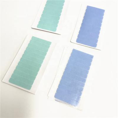 China Used For Tape In Hair Extension German Top Quality Strong Double Sided Blue Tape For Skin Hair Weft Extensions Wholesale for sale