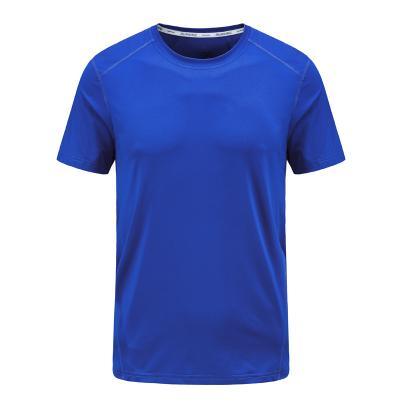 China Men's Empty T-shirt Gym Breathable Quick Dry Casual T-shirt Sports Polyester T Shirts for sale