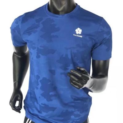 China Wholesale Antibacterial Quick Dry T5000 Men's Sport Running Short T-shirts MEN'S SPORT RUNNING White Short T-shirt T-SHIRT Active Wear for sale