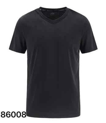 China Men's Active Wear White Breathable Quick Dry Nylon Casual T Shirts Gym Sport T-Shirt T-Shirts for sale