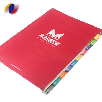 China paper & Custom Cardboard Printing Full Color Brochure Printing With Label for sale