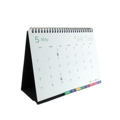 China Promotion OEM Custom Coiling Binding Full Color Printing Promotional Spiral Desk Calendar Printing for sale