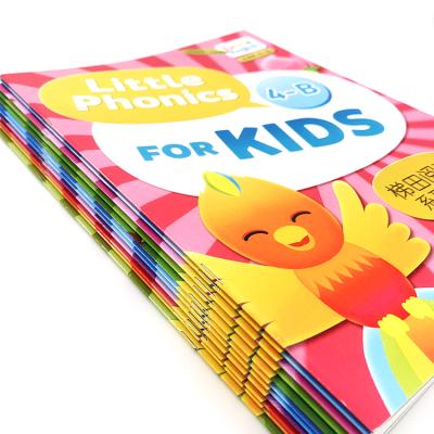 China paper & Cardboard custom printing full color professional softcover children early educational cheap booklet printing for sale