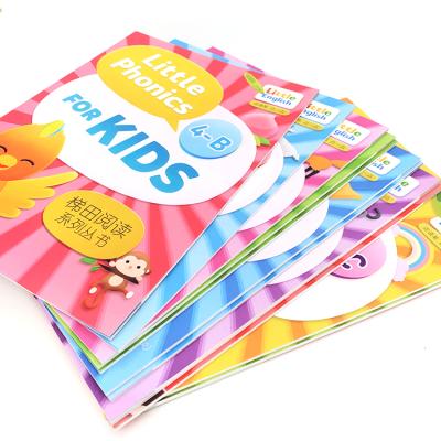 China paper & Cardboard custom printing full color professional booklet softcover children early educational book printing for sale