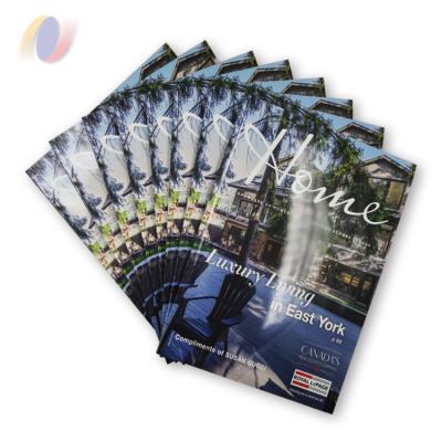 China Promotion printing custom publication quarterly newspaper book catalog booklet printing books magazine printing service for sale