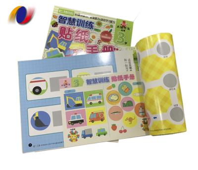 China Student Reading & Education & Promotional High Quality Colorful Cartoon Kids Gift Sticker Books Custom Printing for sale