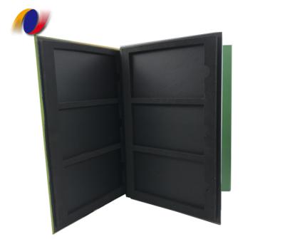 China Reading& Education & promotional gift custom quartz stone sample sample books/quartz presentation stone display folders/cardboard+EVA for sale