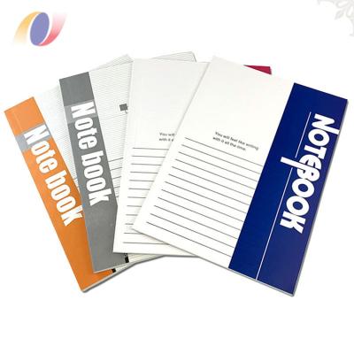 China Logo Printed Debossed A5 B5 Diary Notebooks Perfect Custom Printed Student and Office 32K for sale