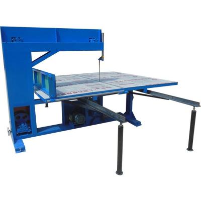 China Building Material Stores Mattress Sheets Manual Vertical Foam Cutting Machine / Sponge Cutting Machine for sale