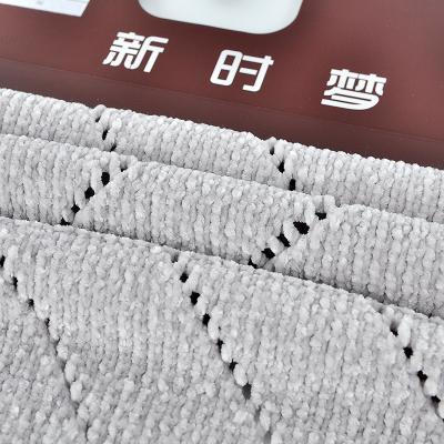 China Chenille Shiny Hot Yarn 100% Polyester Hand - Woven Fancy Ring Spun High Quality 2.5NM Chenille Custom Color Yarn for sale