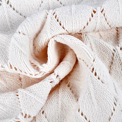 China Ring Spun Factory direct sales of 100% polyester high-grade chenille fabric, suitable for women's fashion and hand feel cotton for sale