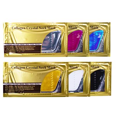 China Anti-wrinkle New Arrivals Collagen Gold Neck Patches Firming Nourishing Neck Lift Mask Patch Fine Lines Removal Hydrating for sale