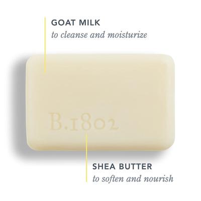 China Anti-wrinkle Daily use natural handmade goat milk soap face and body wash whitening moisturizing for sale