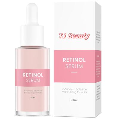 China Anti-wrinkle OEM Organic Retinol Serum Reduces Fine Lines & Wrinkles Face Serum for sale