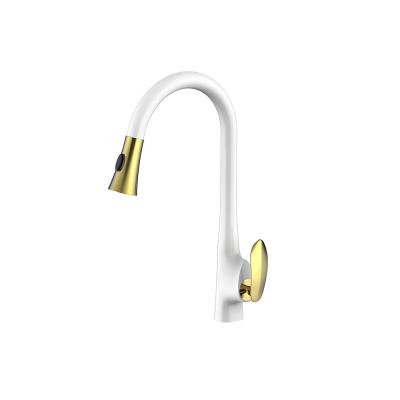 China Thermostatic Faucets Blackout Kitchen Faucet With Pull Down Sprayer Kitchen Sink Faucet Single-Handle Kitchen Sinks for sale