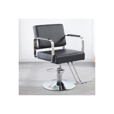 China Up and Down Rotating Barber Shop Chair Up and Down Rotating Hydraulic Barber Chair Salon Furniture for sale