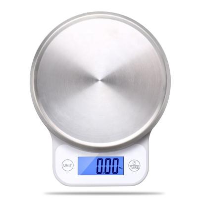 China With Tray Household Type Stainless Steel Digital Scale Food Weighing Electronic Kitchen Bench Scale for sale