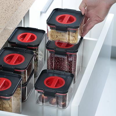 China Stackable Storage Freshness Keeping New Product Cereal Plastic Storage Box Home Organizer for sale