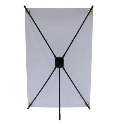 China Advertising Promotion Mini Display Table Top Banner X Stand Desktop X Banner for sale