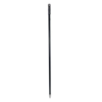 China Durable strong metal pole for brooms, strong push broom metal pole with aluminum wire, powder coated metal pole with nylon screw for sale