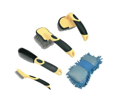 China Brush and Sponge Set for Removing All Dirt from Auto Car EcoClean Auto Care Brush and Microfiber Sponge Set, Car Wash Brush and Sponge Mitt, Car Brush and Sponge sponge detailing set for sale