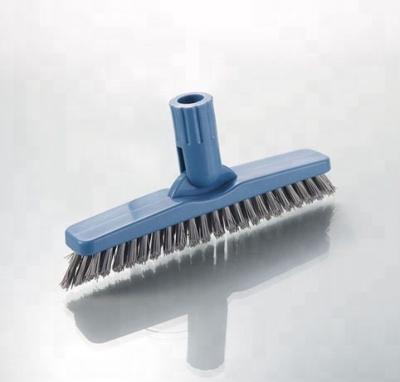 China EcoClean Sustainable Commercial Tile and Grout Cleaning Brush Attached to Standard USA Thread Poles for sale